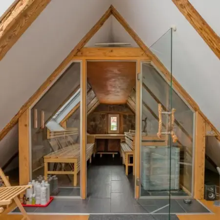 Großes Ferienhaus mit Sauna, Grill, Garten, Kaminofen – Zum Kuckuck