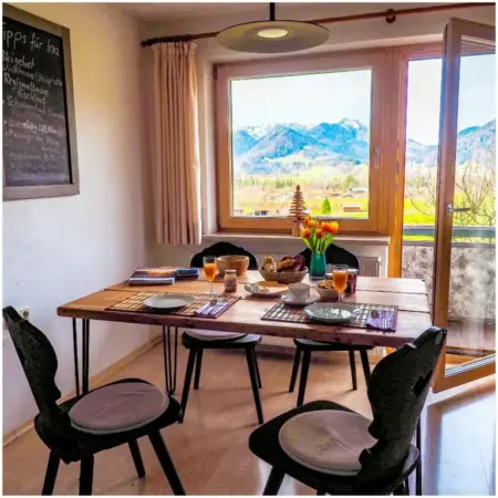 Wohnung Weitsicht Ruhpolding, 3 Schlafzimmer, Bergpanorama, Alleinlage