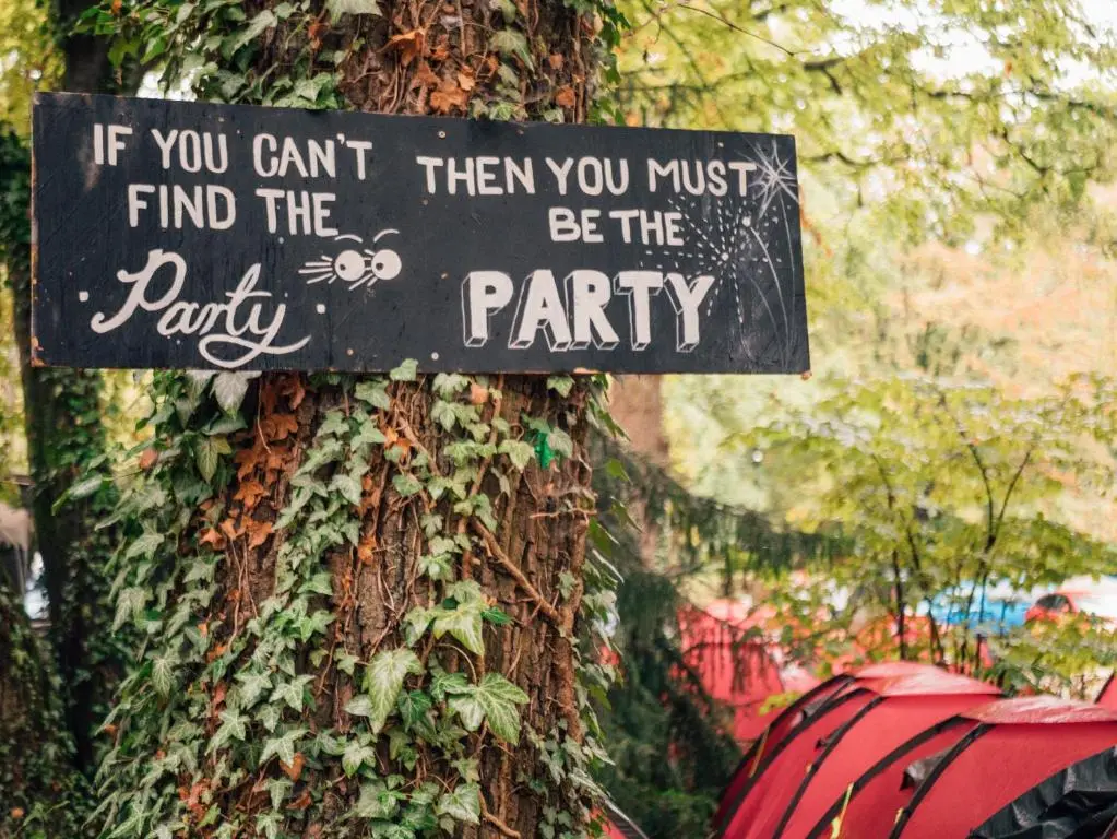 Oktoberfest Party Camping