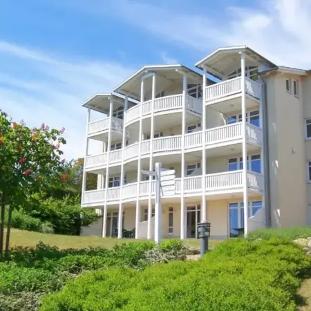 Meeresblick Residenzen FeWo 10 mit gratis Sschwimmbad- und Saunanutzung im AHOI
Sellin