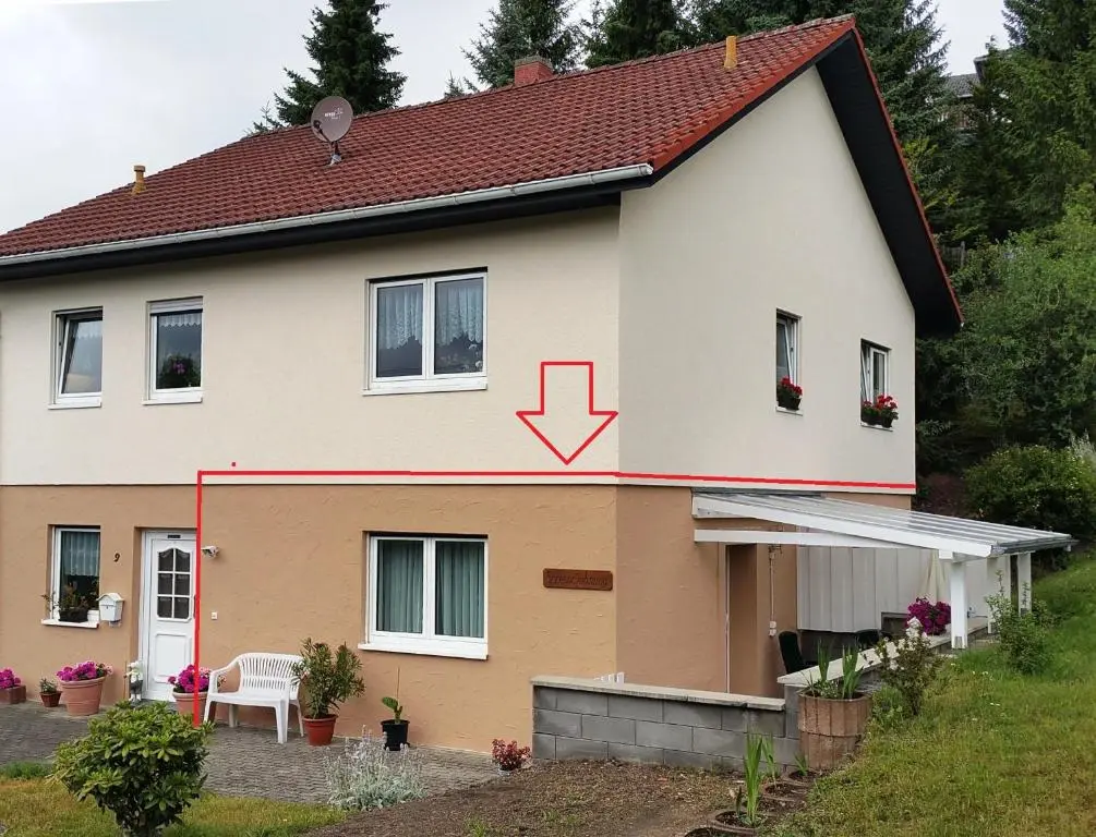 FeWo mit Terrasse – Apartment with terrace