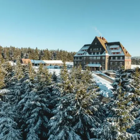 Naturhotel Sachsenbaude Oberwiesenthal – Indoor-Pool & Outdoor-Whirlpool
