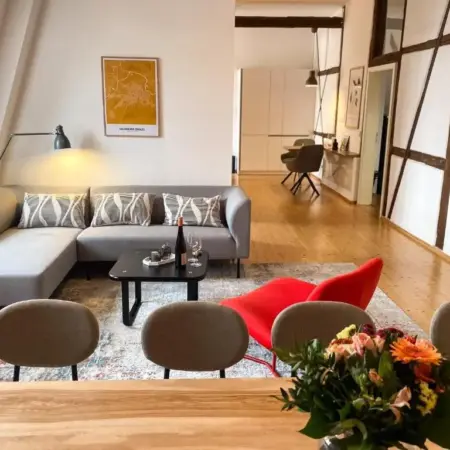 WEINQUARTIER Naumburg 6 Apartments Eventraum Fahrradraum Kaffee Küche Parken