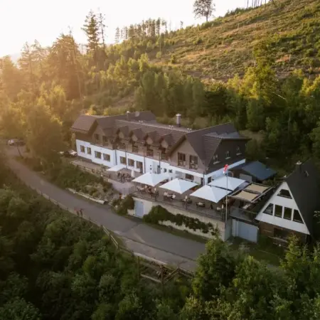 Die Triniushütte „Thüringens schönste Aussicht“